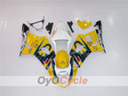 Kit de carenado de inyección para GSX R1000 03-04 - Amarillo, Negro - Corona #OYO87901813