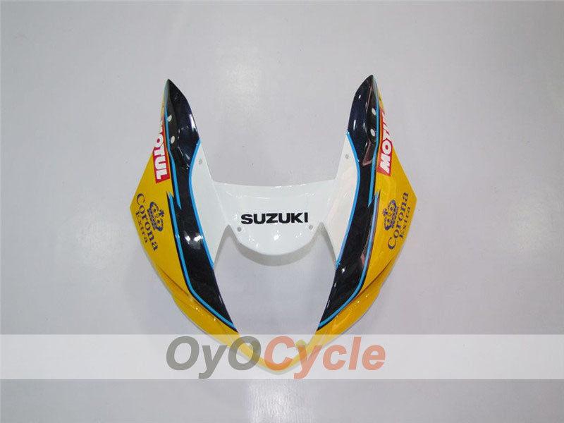 Kit de carenado de inyección para GSX R1000 03-04 - Amarillo, Negro - Corona #OYO87901813