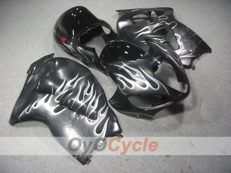 Kit de carenado por inyección para GSXR1300 Hayabusa 99-07 - Blanco, Negro - Llama #OYO87902666 Imagen principal del producto