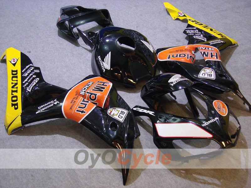 Kit de carenado de inyección para CBR1000RR 06-07 - Amarillo, Negro - HM Plant #OYO87900611