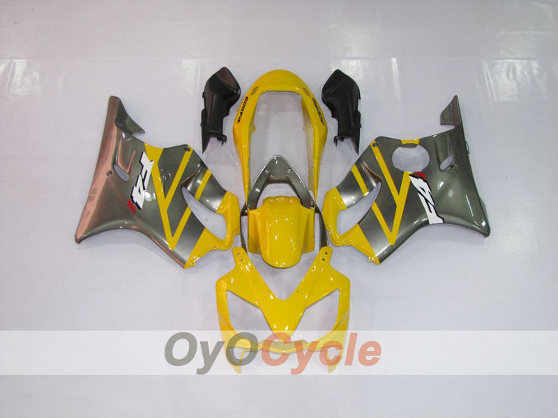 Kit de carenado por inyección para CBR600F4i 04-07 - Amarillo, Plata - Estilo de fábrica #OYO87900198 Imagen principal del producto