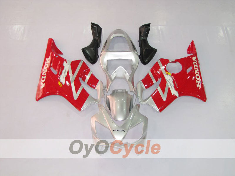 Kit de carenado de inyección para CBR600F4i 01-03 - Rojo, Plata - Estilo de fábrica #OYO87900148