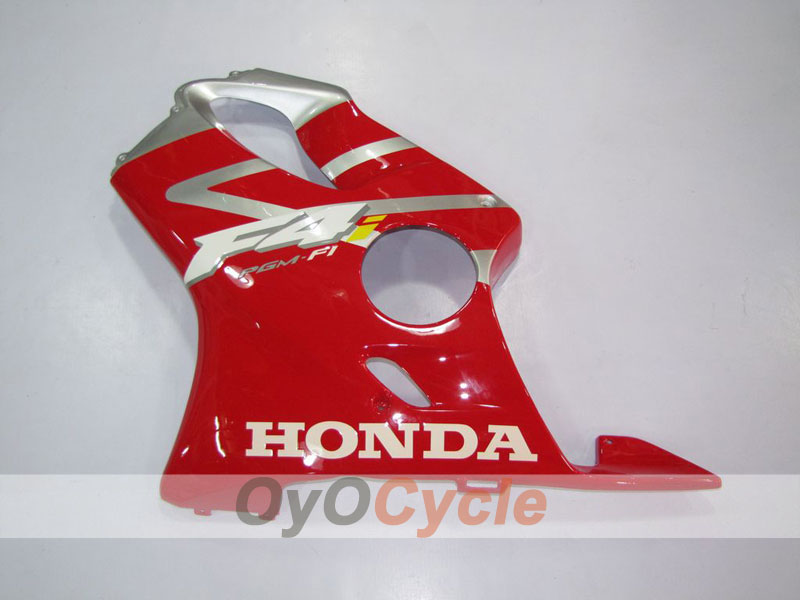 Kit de carenado de inyección para CBR600F4i 01-03 - Rojo, Plata - Estilo de fábrica #OYO87900148