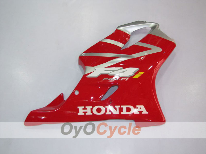 Kit de carenado de inyección para CBR600F4i 01-03 - Rojo, Plata - Estilo de fábrica #OYO87900148