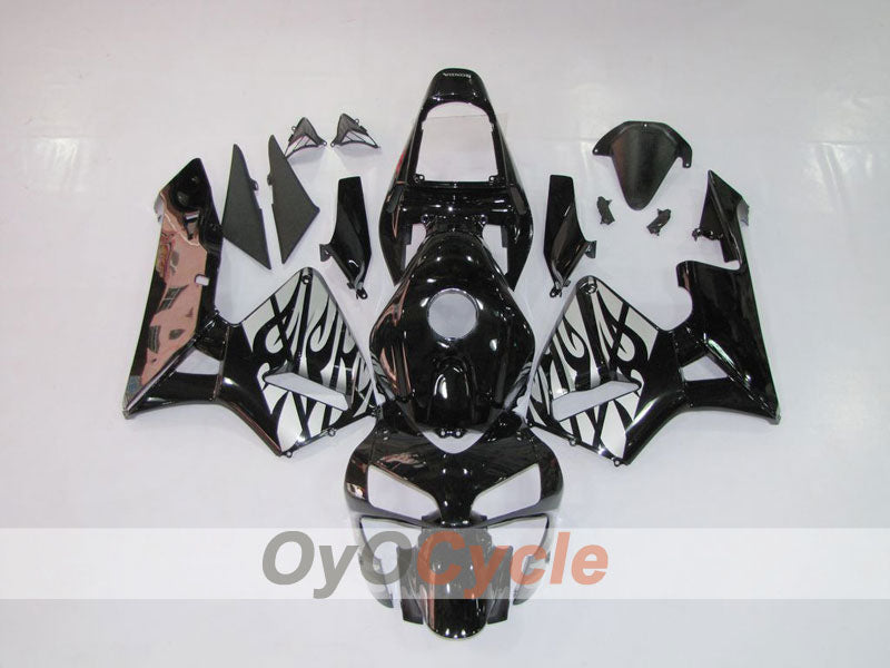 Kit de carenado por inyección para CBR600RR 03-04 - Negro, Plata - Llama #OYO87902510 Imagen principal del producto