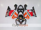 Carenado de inyección para 01-03 CBR600F4i - Naranja, Negro - MICHELIN, Repsol #OYO87900189