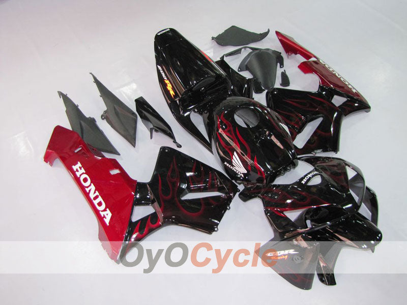 Kit de carenado por inyección para CBR600RR 05-06 - Rojo, Negro - Llama #OYO87900239 Imagen secundaria del producto
