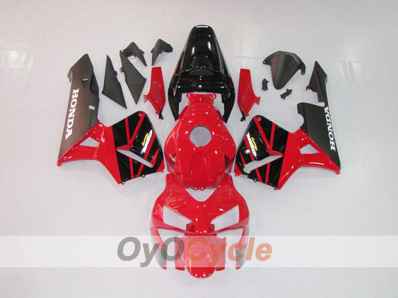 Kit de carenado por inyección para CBR600RR 03-04 - Rojo, Negro - Estilo de fábrica #OYO87902552