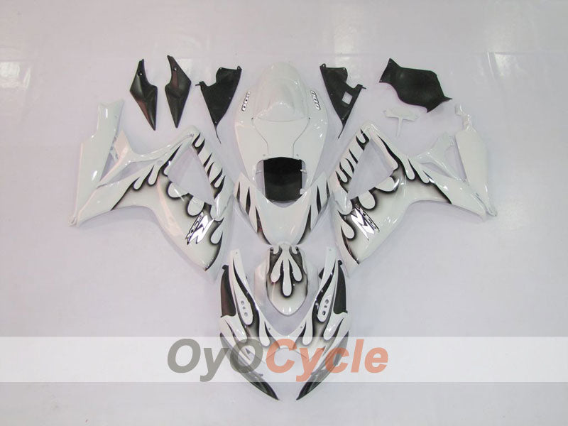 Kit de carenado por inyección para GSX R600 06-07 - Blanco, Negro - Llama #OYO87901495 Imagen secundaria del producto