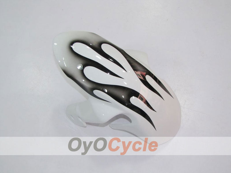 Kit de carenado por inyección para GSX R600 06-07 - Blanco, Negro - Llama #OYO87901495