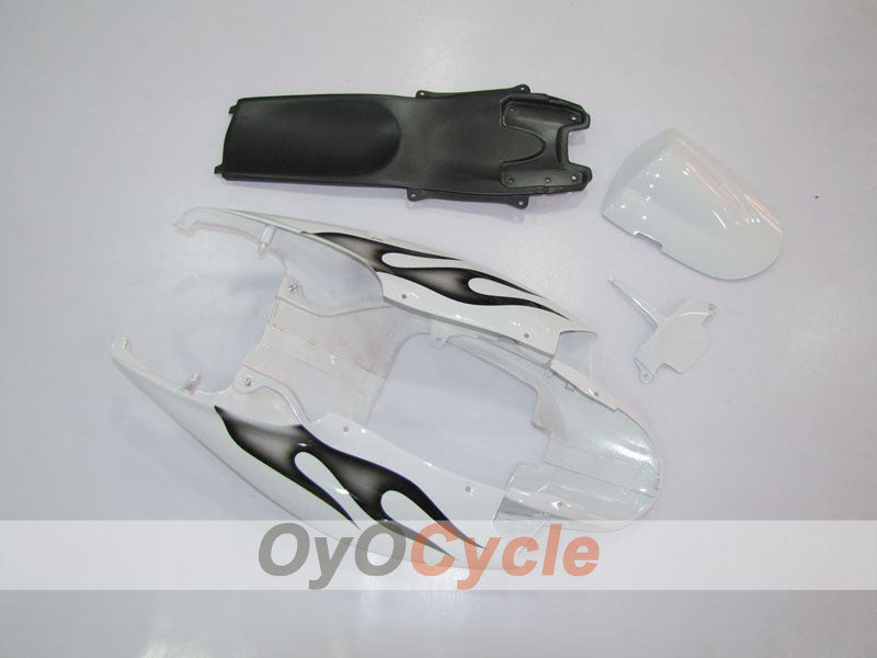 Kit de carenado por inyección para GSX R600 06-07 - Blanco, Negro - Llama #OYO87901495