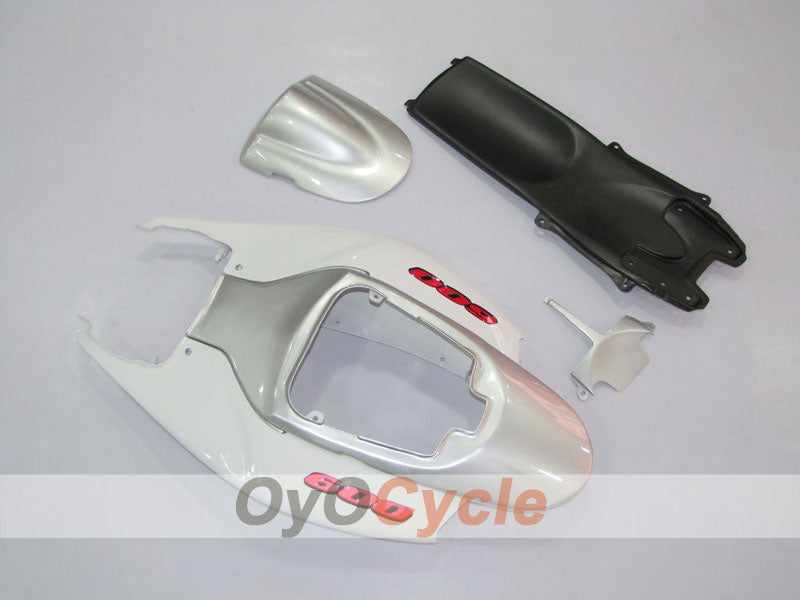 Kit de carenado por inyección para GSX R600 06-07 - Blanco, Negro - Estilo de fábrica #OYO87901548