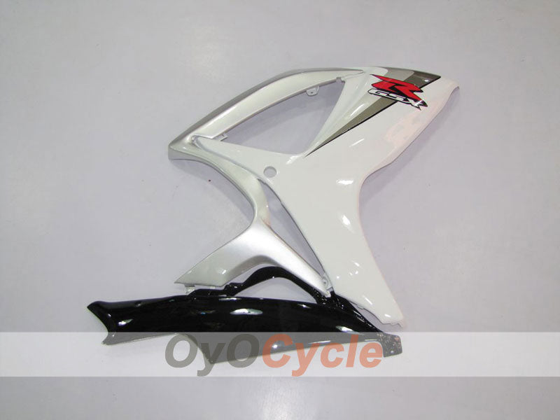 Kit de carenado por inyección para GSX R600 06-07 - Blanco, Negro - Estilo de fábrica #OYO87901548