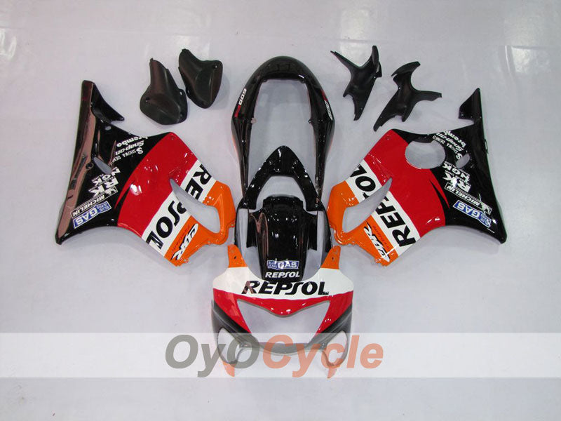 Kit de carenado por inyección para CBR600F4 99-00 - Rojo, Negro - MICHELIN, Repsol #OYO87900142