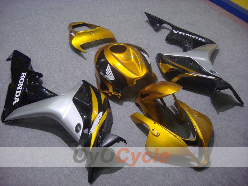 Kit de carenado por inyección para CBR600RR 07-08 - Negro, Oro - Estilo de fábrica #OYO87900400 Imagen principal del producto