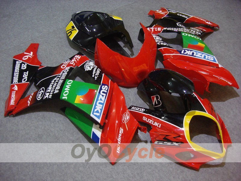 Carenado de inyección para GSX R1000 07-08 - Rojo, Negro - JOMO #OYO87902100 Imagen principal del producto