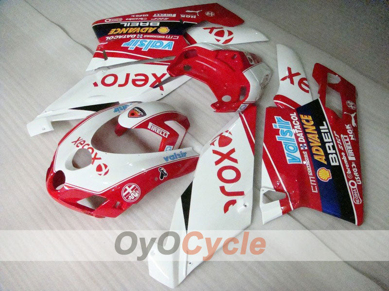 Carenado de inyección para Ducati 749 de 05-06 - Rojo, Blanco - Xerox #OYO87902167 Imagen principal del producto