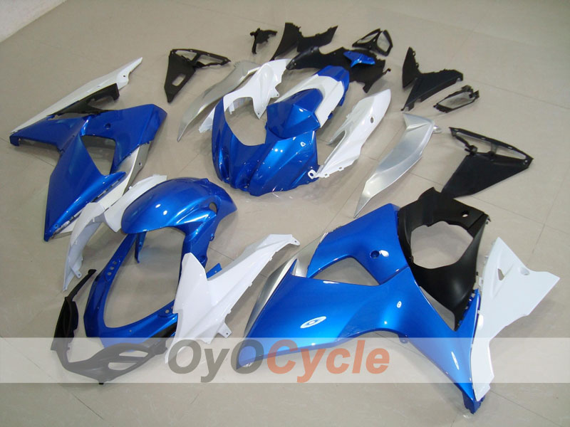 Kit de carenado por inyección para GSX R1000 09-16 - Azul, Blanco - Estilo de fábrica #OYO87902871 Imagen principal del producto