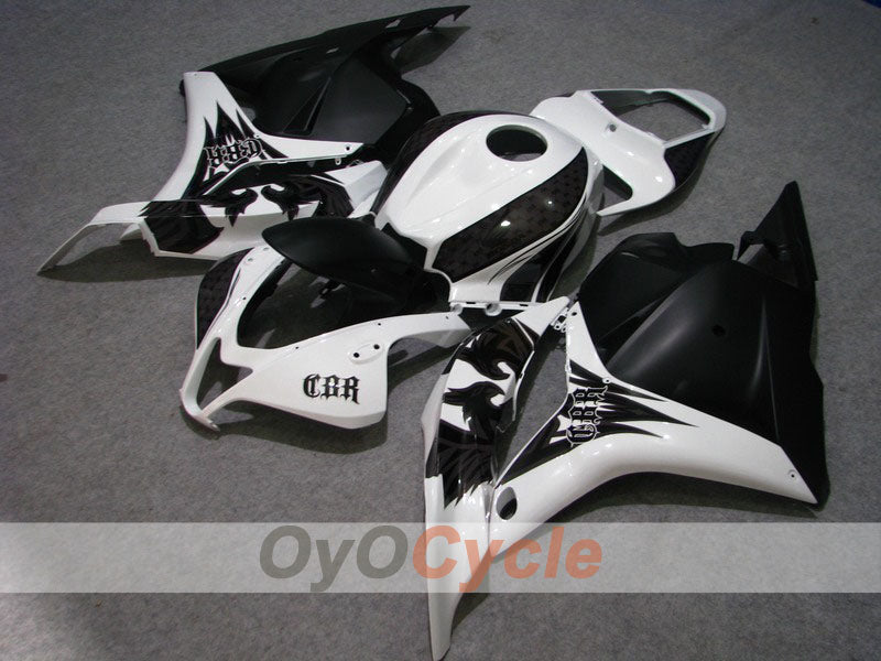 Kit de carenado de inyección para CBR600RR 09-12 - Blanco, Negro, Mate - Estilo de fábrica #OYO87900452 Imagen principal del producto