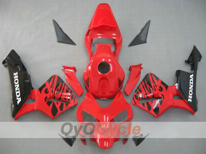 Kit de carenado por inyección para CBR600RR 03-04 - Rojo, Negro - Estilo de fábrica #OYO87902607 Imagen principal del producto
