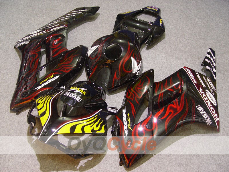 Carenado de inyección para CBR1000RR 04-05 - Rojo, Negro - Llama #OYO87900493