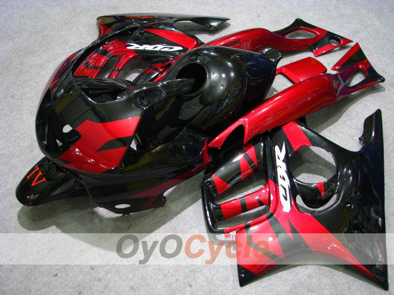 Carenado inyectado para CBR600F3 95-96 - Rojo, Negro - Estilo de fábrica #OYO87902775