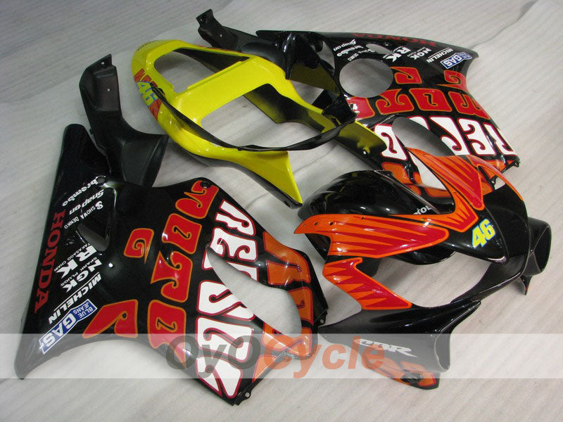 Kit de carenado de inyección para CBR600F4i 01-03 - Amarillo, Negro - MICHELIN, Rossi #OYO87900191 Imagen principal del producto