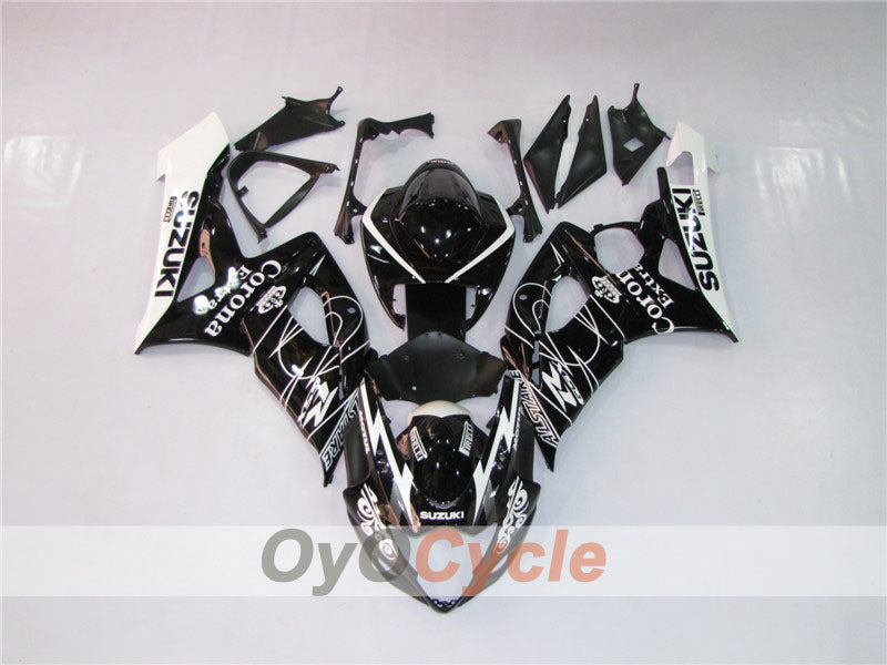 Kit de carenado por inyección para GSX R1000 05-06 - Blanco, Negro - Corona #OYO87901936 Imagen principal del producto