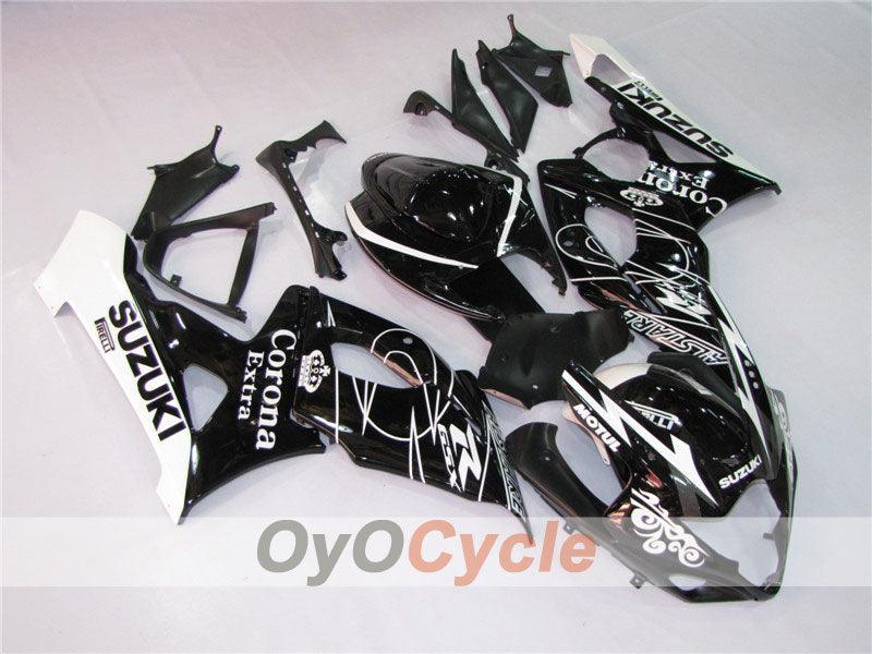 Kit de carenado por inyección para GSX R1000 05-06 - Blanco, Negro - Corona #OYO87901936 Imagen secundaria del producto