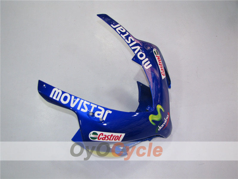 Carenado por inyección para CBR1000RR 04-05 - Amarillo, Azul - Movistar #OYO87900510