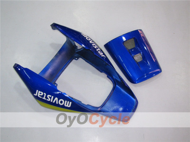 Carenado por inyección para CBR1000RR 04-05 - Amarillo, Azul - Movistar #OYO87900510