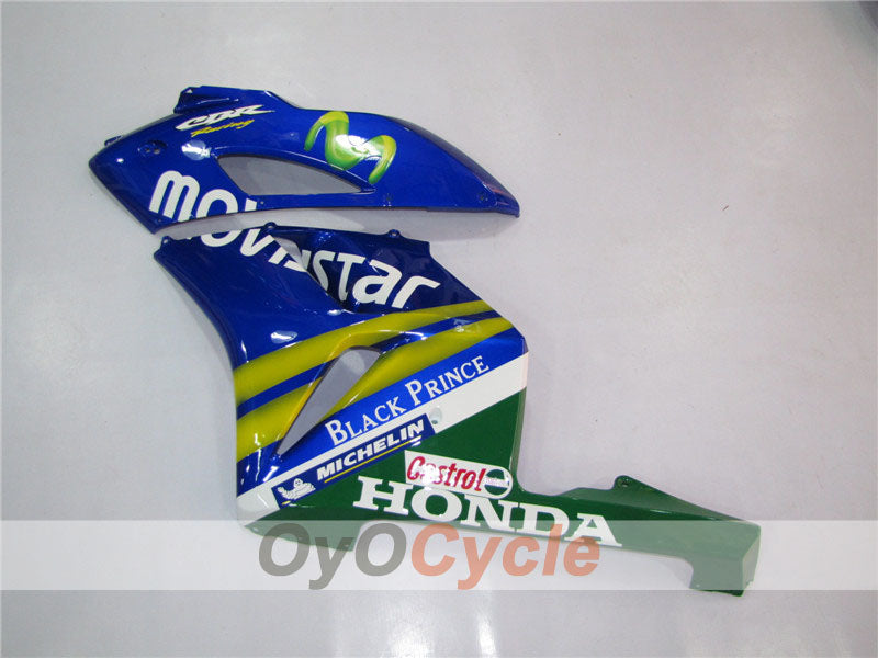 Carenado por inyección para CBR1000RR 04-05 - Amarillo, Azul - Movistar #OYO87900510