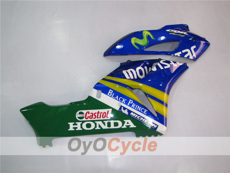 Carenado por inyección para CBR1000RR 04-05 - Amarillo, Azul - Movistar #OYO87900510