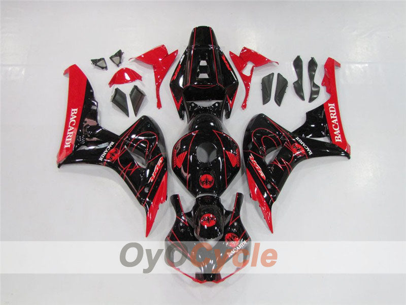 Kit de carenado de inyección para CBR1000RR 06-07 - Rojo, Negro - BACARDI #OYO87900550 Imagen secundaria del producto