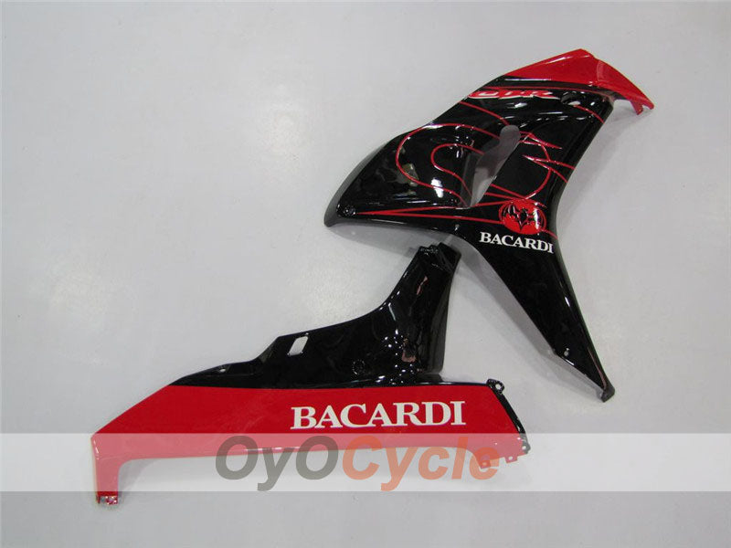 Kit de carenado de inyección para CBR1000RR 06-07 - Rojo, Negro - BACARDI #OYO87900550