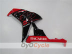 Kit de carenado de inyección para CBR1000RR 06-07 - Rojo, Negro - BACARDI #OYO87900550