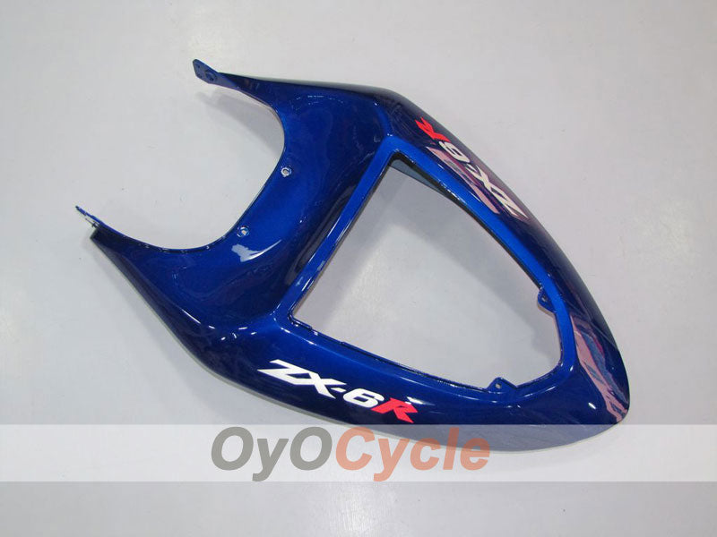 Carenado de inyección para NINJA ZX-6R 05-06 - Azul, Negro - Estilo de fábrica #OYO87901844