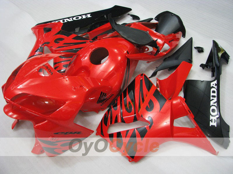 Kit de carenado por inyección para CBR600RR 05-06 - Rojo, Negro - Estilo de fábrica #OYO87900317 Imagen principal del producto