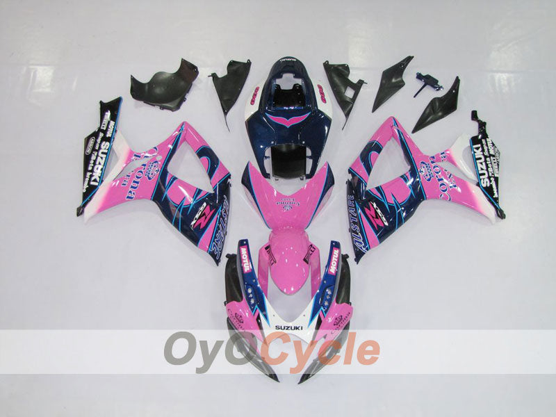 Kit de carenado por inyección para GSX R600 06-07 - Negro, Rosa - Corona, MOTUL #OYO87901433 Imagen secundaria del producto