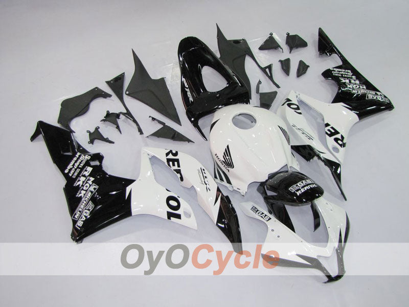 Kit de carenado por inyección para CBR600RR 07-08 - Blanco, Negro - Repsol #OYO87900426 Imagen secundaria del producto