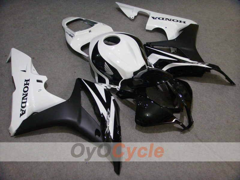 Carenado de inyección para CBR600RR 07-08 - Blanco, Negro - Estilo de fábrica #OYO87900404 Imagen principal del producto