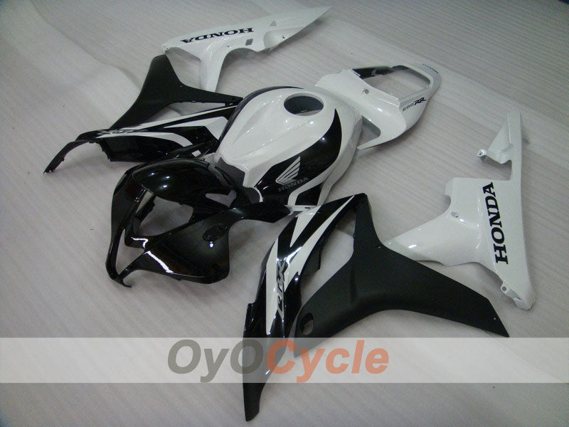 Carenado de inyección para CBR600RR 07-08 - Blanco, Negro - Estilo de fábrica #OYO87900408 Imagen principal del producto