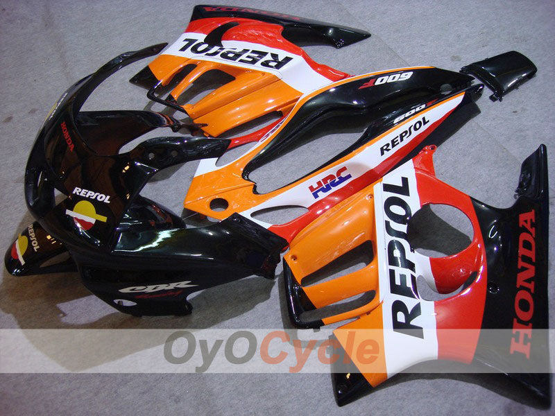Kit de carenado por inyección para CBR600F3 97-98 - Rojo, Naranja - Repsol #OYO87900097 Imagen principal del producto