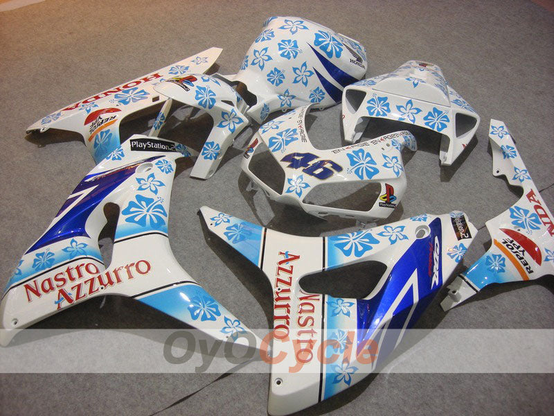 Kit de carenado por inyección para CBR1000RR 06-07 - Azul, blanco - Nastro Azzurro #OYO87900622