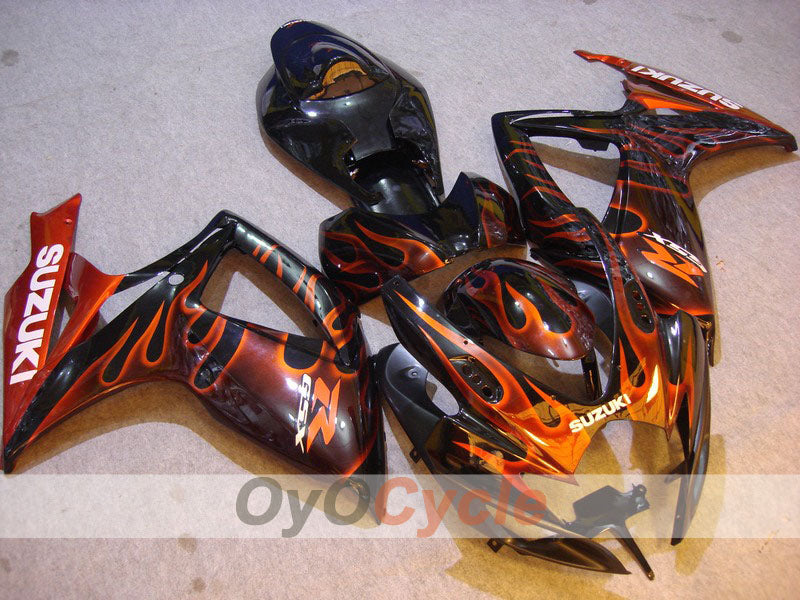 Carenado de inyección para GSX R750 06-07 - Naranja, Negro - Llama #OYO87901295 Imagen principal del producto