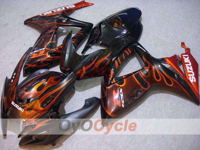 Kit de carenado por inyección para GSX R750 06-07 - Naranja, Negro - Llama #OYO87901296 Imagen principal del producto