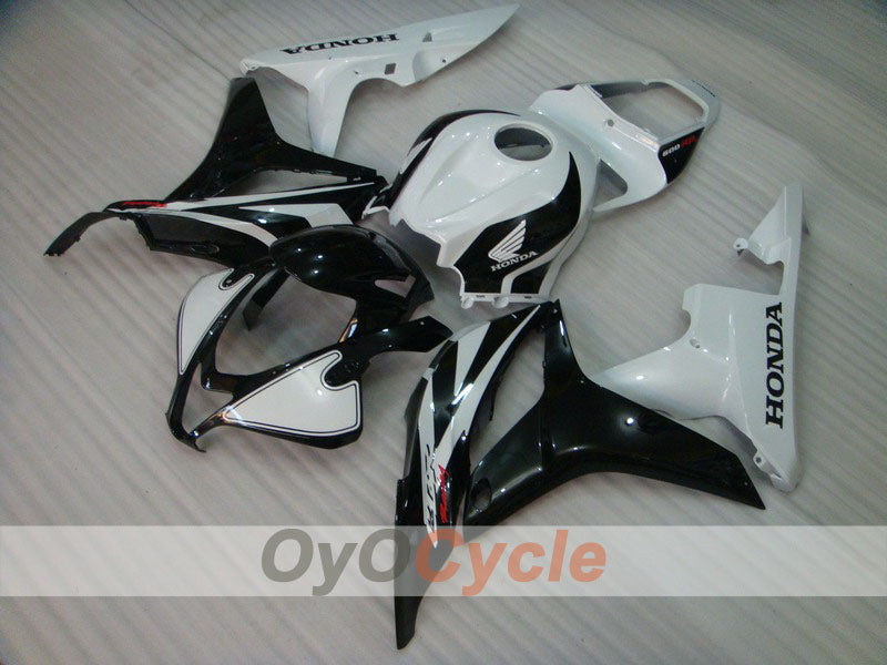 Carenado de inyección para CBR600RR 07-08 - Blanco, Negro - Estilo de fábrica #OYO87900406 Imagen principal del producto