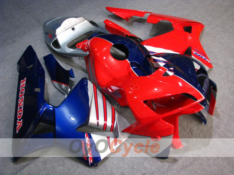 Kit de carenado por inyección para CBR600RR 05-06 - Rojo, Azul - Estilo de fábrica #OYO87900321 Imagen principal del producto