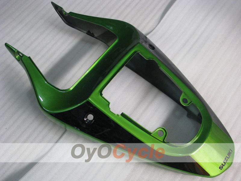 Kit de carenado por inyección para GSX R600 01-03 - Verde, Negro - Estilo de fábrica #OYO87905107
