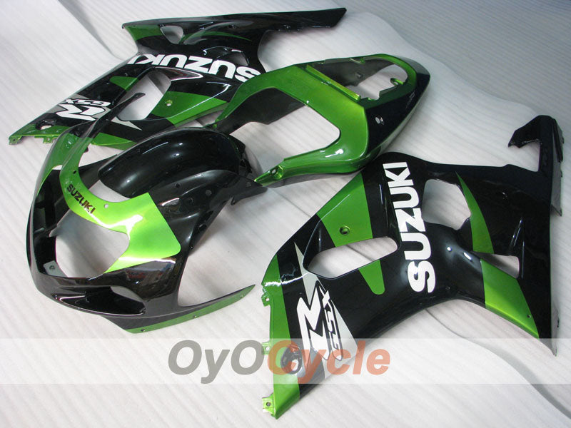 Kit de carenado por inyección para GSX R750 00-03 - Verde, Negro - Estilo de fábrica #OYO87905162 Imagen principal del producto